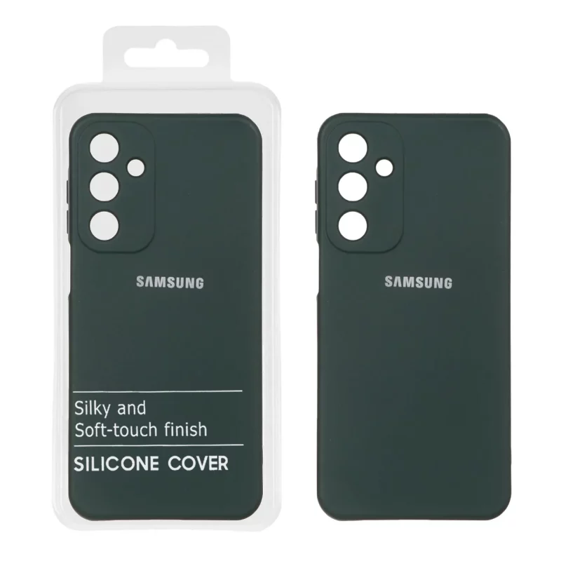 قاب نیو سیلیکون محافظ لنزدار RFF مدل Samsung Galaxy A16 - سبز تیره (پک دار) - تصویر 2