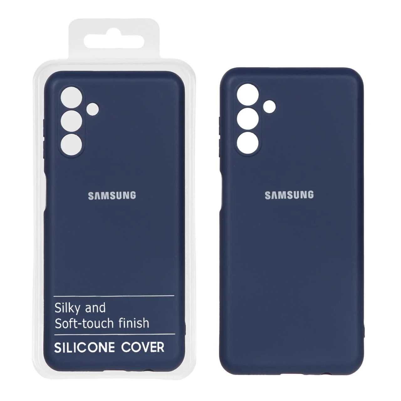 19178-1204234-1 قاب نیو سیلیکون محافظ لنزدار RFF مدل Samsung Galaxy A04s / A13 5G / M13 4G / M23 / F13 - سرمه ای (پک دار) - تصویر 1