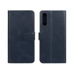 کیف چرمی موبایل مگنتی Samsung Galaxy A70 / A70s - سرمه ای