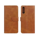 کیف چرمی موبایل مگنتی Samsung Galaxy A70 / A70s - عسلی
