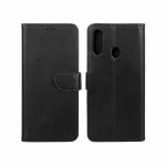 کیف چرمی موبایل مگنتی Samsung Galaxy A20s - مشکی