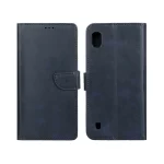 کیف چرمی موبایل مگنتی Samsung Galaxy A10 / M10 - سرمه ای