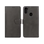 کیف چرمی موبایل مگنتی Samsung Galaxy A11 / M11 - خاکستری