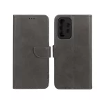کیف چرمی موبایل مگنتی محافظ لنزدار Samsung Galaxy A53 - خاکستری
