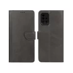 کیف چرمی موبایل مگنتی محافظ لنزدار Samsung Galaxy A71 - خاکستری