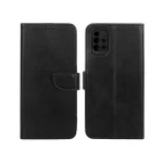کیف چرمی موبایل مگنتی محافظ لنزدار Samsung Galaxy A51 / M40s - مشکی