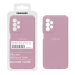 قاب سیلیکونی پاک کنی اورجینال درجه یک Samsung Galaxy A23 - بنفش کدر (پک دار)