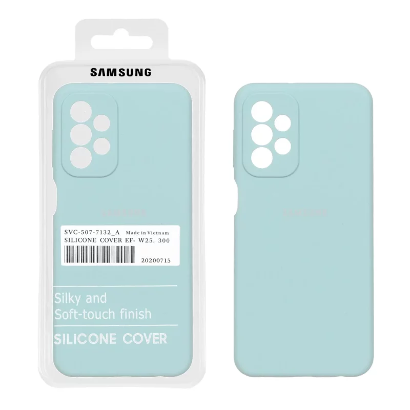 قاب سیلیکونی پاک کنی اورجینال درجه یک Samsung Galaxy A23 - سبز روشن (پک دار) - تصویر 2