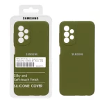 قاب سیلیکونی پاک کنی اورجینال درجه یک Samsung Galaxy A23 - سبز سدری (پک دار)