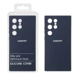 قاب نیو سیلیکون محافظ لنزدار RFF مدل Samsung Galaxy S24 Ultra -سرمه ای (پک دار)