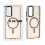قاب اورجینال Magic Mask مات Magsafe بلک لنز Samsung Galaxy S20 FE - خاکستری (پک دار)