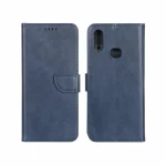 کیف چرمی موبایل مگنتی Samsung Galaxy A10s - سرمه ای