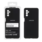 قاب سیلیکونی پاک کنی اورجینال درجه یک Samsung Galaxy M52 - مشکی (پک دار)