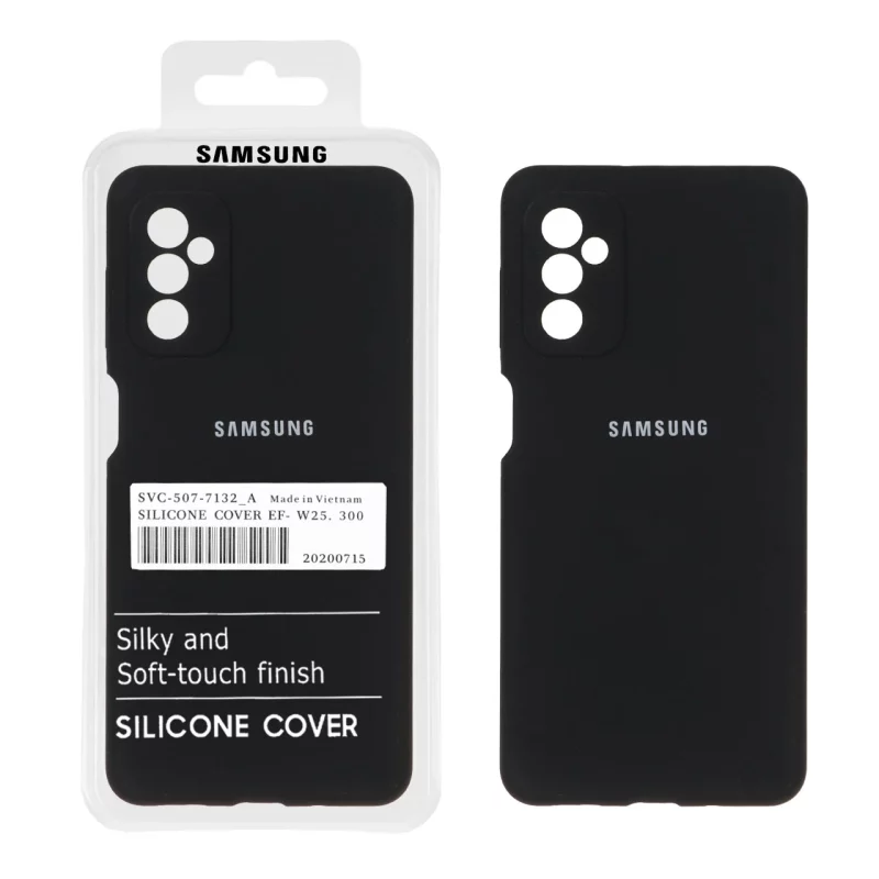 قاب سیلیکونی پاک کنی اورجینال درجه یک Samsung Galaxy M52 - مشکی (پک دار) - تصویر 2