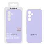 قاب سیلیکونی پاک کنی اورجینال Master Quality مدل Samsung Galaxy S24 FE - یاسی (پک دار)