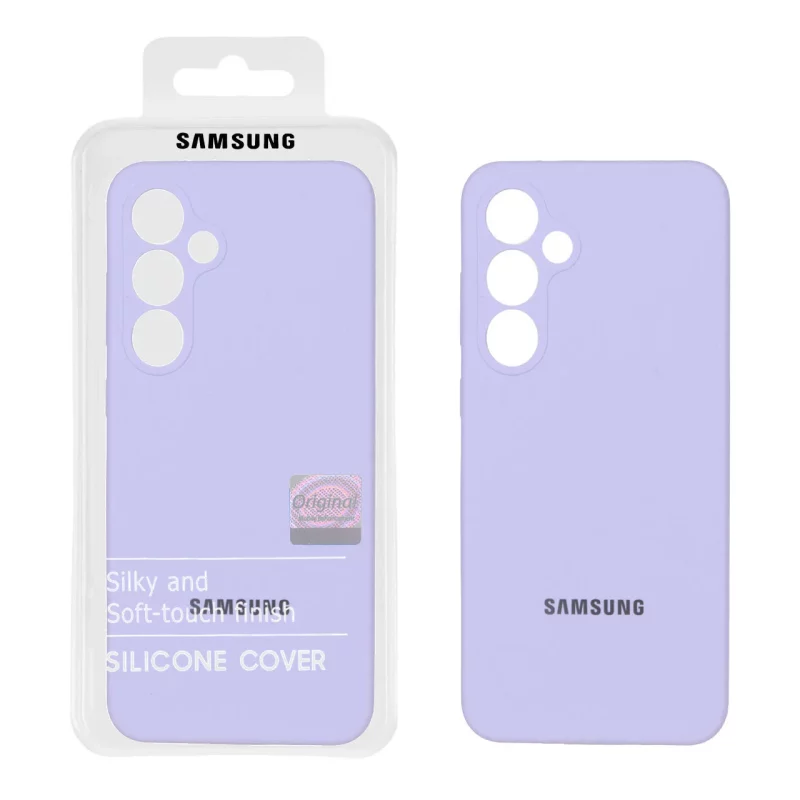 قاب سیلیکونی پاک کنی اورجینال Master Quality مدل Samsung Galaxy S24 FE - یاسی (پک دار) - تصویر 2