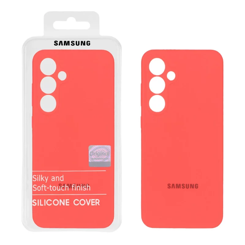 قاب سیلیکونی پاک کنی اورجینال Master Quality مدل Samsung Galaxy S24 FE - مرجانی (پک دار) - تصویر 2