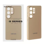 قاب اورجینال PVD ضدخش Magic Mask مدل Samsung Galaxy S25 Ultra - طلایی (پک دار)