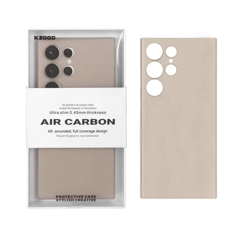 قاب محافظ لنزدار Original KDoo Air Carbon مدل Samsung Galaxy S24 Ultra - تیتانیوم خاکستری (پک دار) - تصویر 2