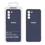 قاب نیو سیلیکون محافظ لنزدار RFF مدل Samsung Galaxy S21 FE - سرمه ای (پک دار)