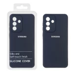 قاب نیو سیلیکون محافظ لنزدار RFF مدل Samsung Galaxy A56 / A36 - سرمه ای (پک دار)