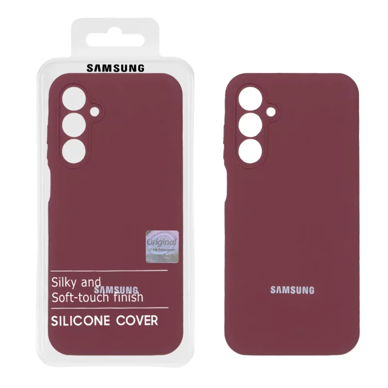 قاب سیلیکونی پاک کنی اورجینال Master Quality مدل Samsung Galaxy A25 5G - زرشکی (پک دار) - تصویر 2