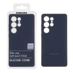 قاب سیلیکونی پاک کنی اورجینال Master Quality مدل Samsung Galaxy S25 Ultra - سرمه ای (پک دار)