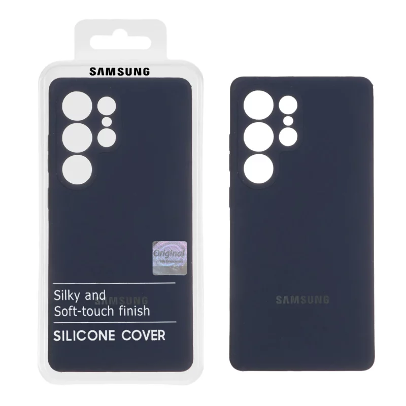 قاب سیلیکونی پاک کنی اورجینال Master Quality مدل Samsung Galaxy S25 Ultra - سرمه ای (پک دار) - تصویر 2
