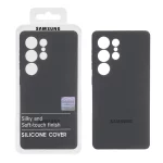 قاب سیلیکونی پاک کنی اورجینال Master Quality مدل Samsung Galaxy S25 Ultra - خاکستری (پک دار)