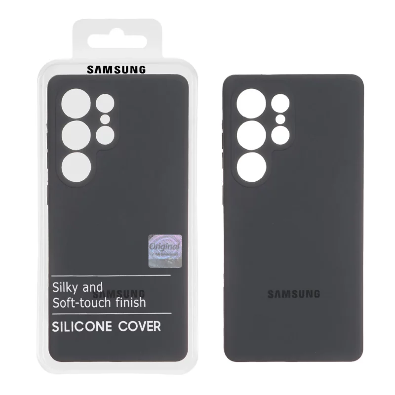 قاب سیلیکونی پاک کنی اورجینال Master Quality مدل Samsung Galaxy S25 Ultra - خاکستری (پک دار) - تصویر 2