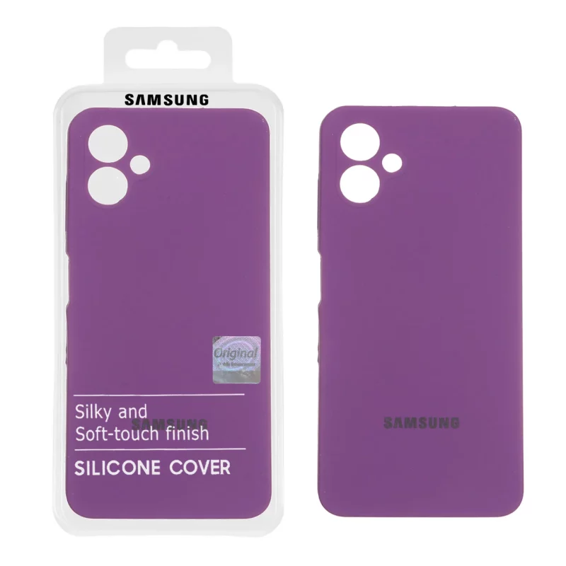 قاب سیلیکونی پاک کنی اورجینال Master Quality مدل Samsung Galaxy A06 - ارغوانی (پک دار) - تصویر 2