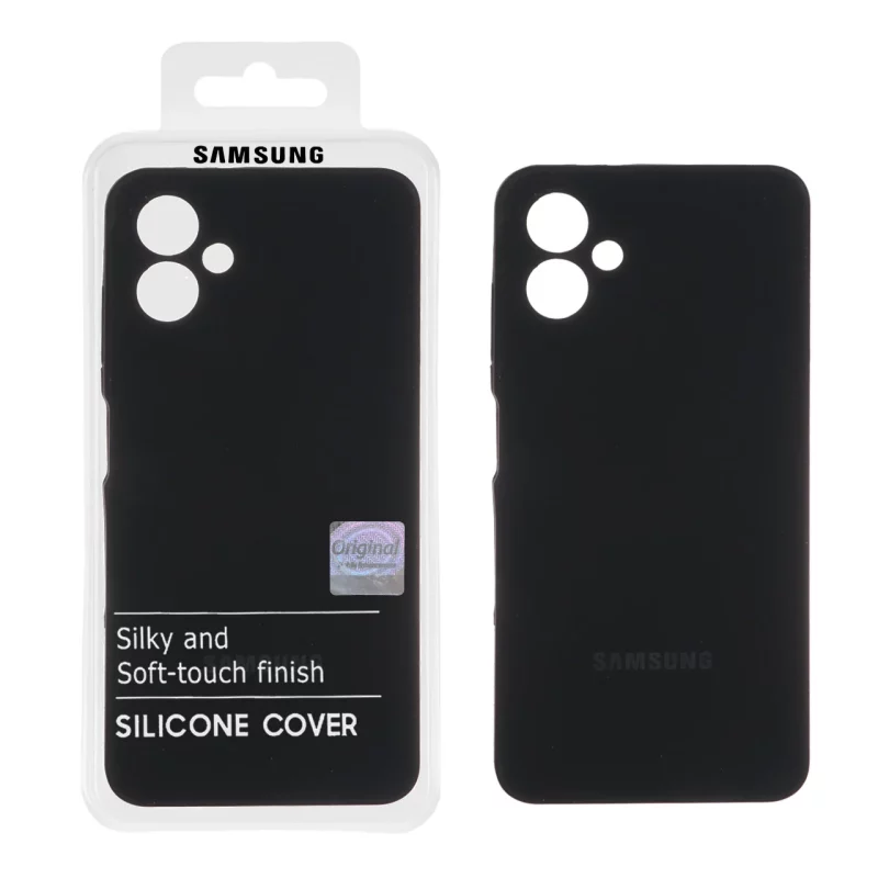قاب سیلیکونی پاک کنی اورجینال Master Quality مدل Samsung Galaxy A06 - مشکی (پک دار) - تصویر 2