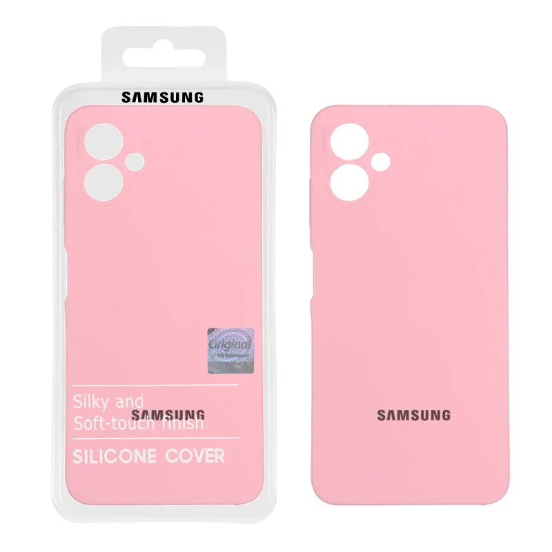 قاب سیلیکونی پاک کنی اورجینال Master Quality مدل Samsung Galaxy A06 - صورتی (پک دار) - تصویر 2
