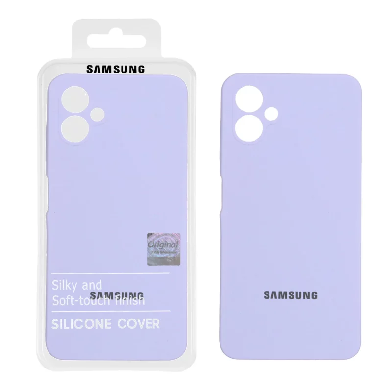 قاب سیلیکونی پاک کنی اورجینال Master Quality مدل Samsung Galaxy A06 - یاسی (پک دار) - تصویر 2