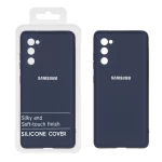 قاب نیو سیلیکون محافظ لنزدار RFF مدل Samsung Galaxy S20 FE - سرمه ای (پک دار)