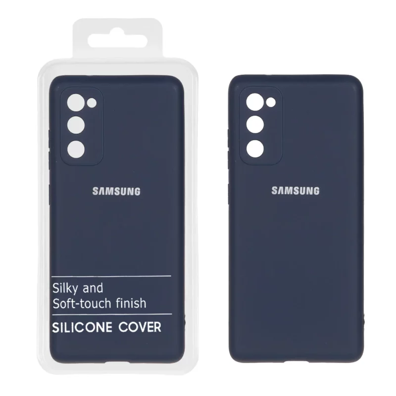 قاب نیو سیلیکون محافظ لنزدار RFF مدل Samsung Galaxy S20 FE - سرمه ای (پک دار) - تصویر 2