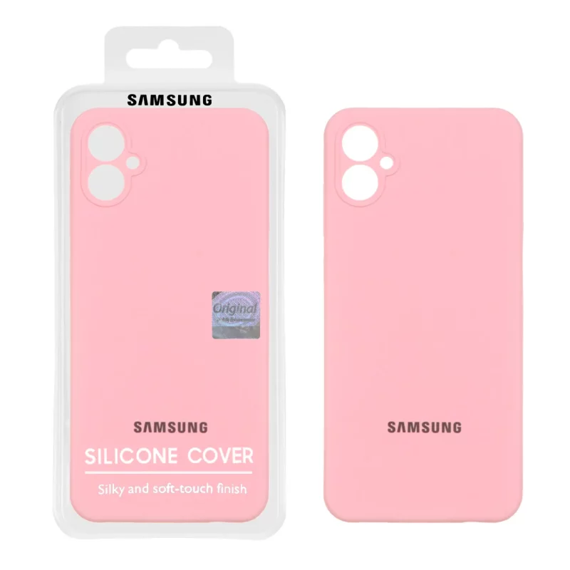 قاب سیلیکونی پاک کنی اورجینال Master Quality مدل Samsung Galaxy A05 - صورتی (پک دار) - تصویر 2