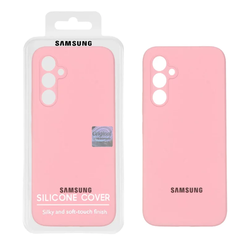 قاب سیلیکونی پاک کنی اورجینال Master Quality مدل Samsung Galaxy A54 - صورتی (پک دار) - تصویر 2