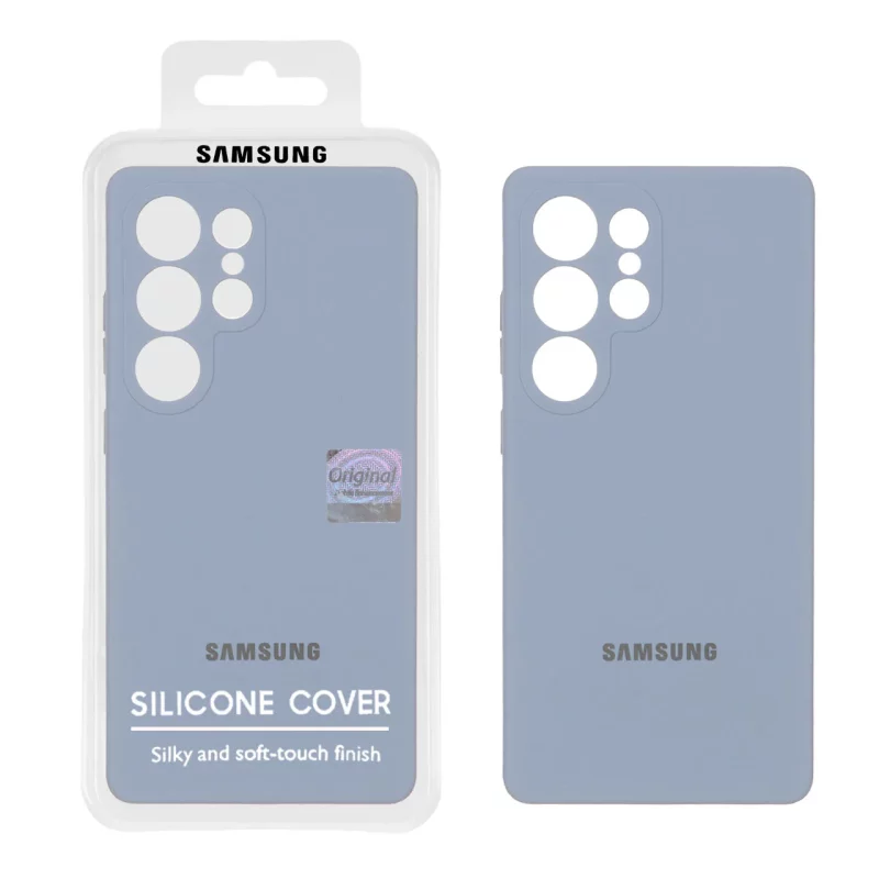 قاب سیلیکونی پاک کنی اورجینال Master Quality مدل Samsung Galaxy S25 Ultra - فیلی (پک دار) - تصویر 2