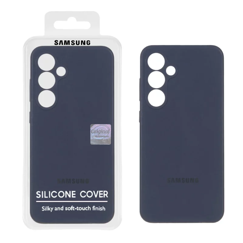قاب سیلیکونی پاک کنی اورجینال Master Quality مدل Samsung Galaxy S24 FE - سرمه ای (پک دار) - تصویر 2
