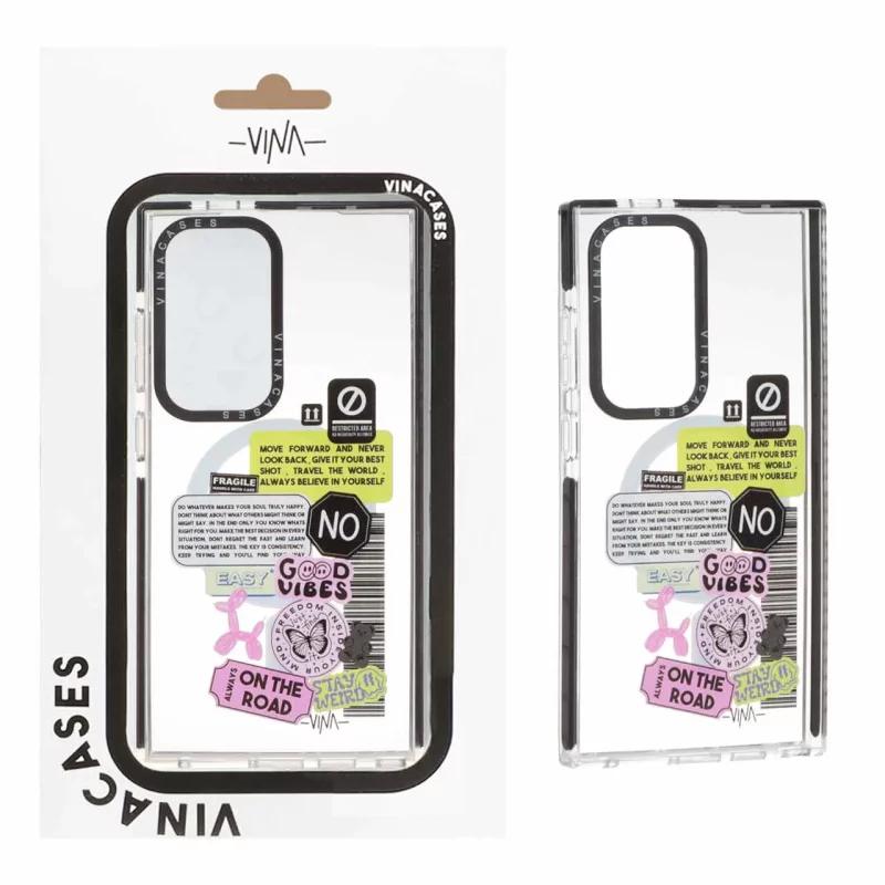 قاب اورجینال Vina شفاف Magsafe طرح دار Samsung Galaxy S24 Ultra - کد 272 (پک دار) - تصویر 2
