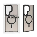 قاب اورجینال Magic Mask مات Magsafe بلک لنز Samsung Galaxy S25 Ultra - مشکی (پک دار)