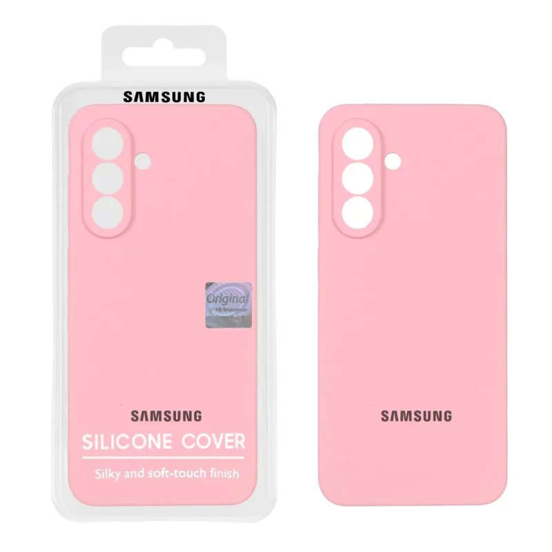 قاب سیلیکونی پاک کنی اورجینال Master Quality مدل Samsung Galaxy A56 / A36 - صورتی (پک دار) - تصویر 2