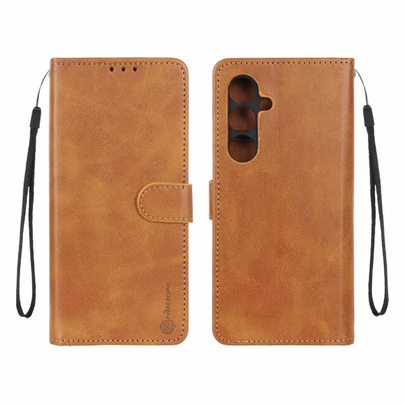 کیف موبایل مگنتی Nillkin مدل Samsung Galaxy S24 FE - عسلی - تصویر 2