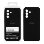 قاب سیلیکونی پاک کنی اورجینال درجه یک Samsung Galaxy A56 / A36 - مشکی (پک دار)