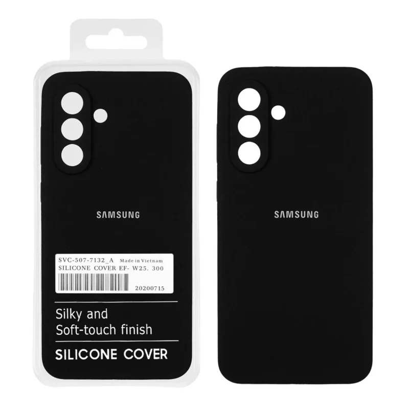قاب سیلیکونی پاک کنی اورجینال درجه یک Samsung Galaxy A56 / A36 - مشکی (پک دار) - تصویر 2