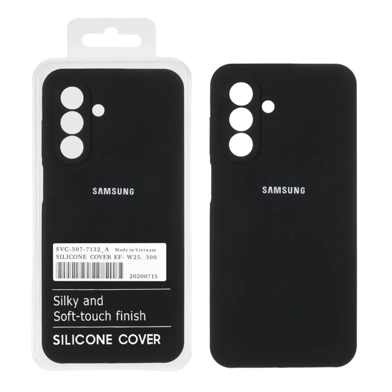 قاب سیلیکونی پاک کنی اورجینال درجه یک Samsung Galaxy A17 / A26 - مشکی (پک دار) - تصویر 2