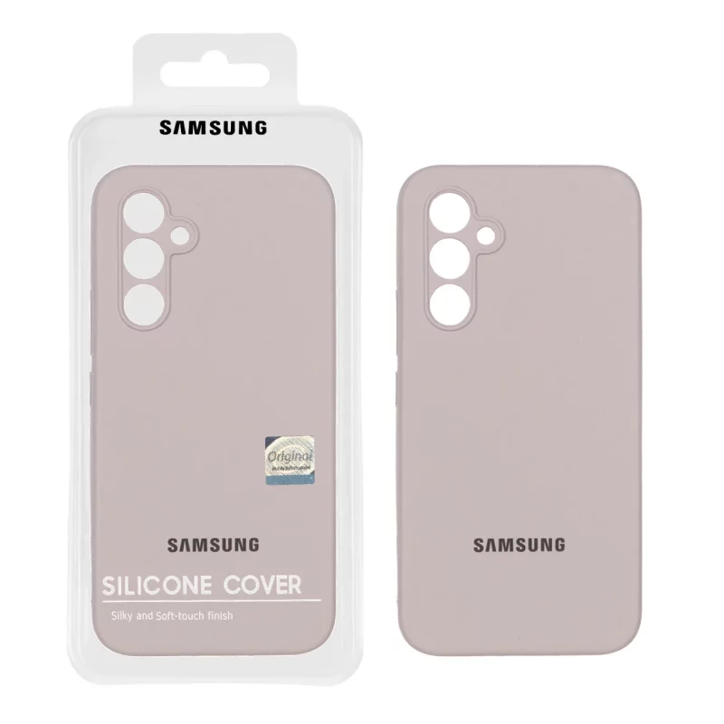 قاب سیلیکونی پاک کنی اورجینال Master Quality مدل Samsung Galaxy A54 - خاکی (پک دار) - تصویر 2