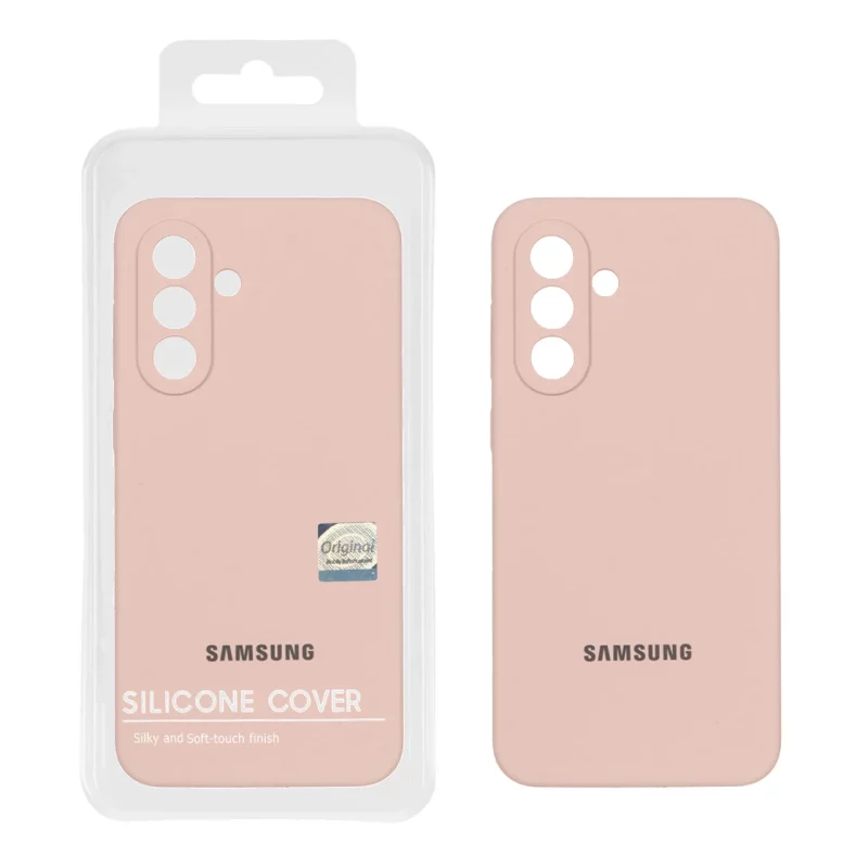 قاب سیلیکونی پاک کنی اورجینال Master Quality مدل Samsung Galaxy A56 / A36 - کرم نارنجی (پک دار) - تصویر 2