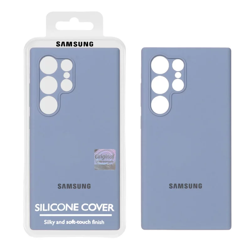 قاب سیلیکونی پاک کنی اورجینال Master Quality مدل Samsung Galaxy S24 Ultra - فیلی (پک دار) - تصویر 2